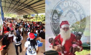 Torcida Organizada Galoucura Itabira, com apoio do Movimento Feminino