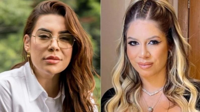 Naiara foi questionada sobre o lançamento de faixas de seu novo DVD e se ela criou um plano para liberar as novas canções Foto: TV Globo/Instagram