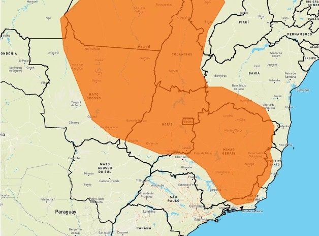 Alerta do Inmet prevê chuvas intensas em boa parte do Estado