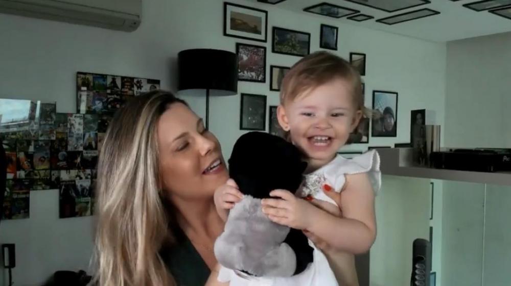 Diana Garbin contou que a menina tem reagido de forma positiva ao tratamento da doença Foto: reprodução