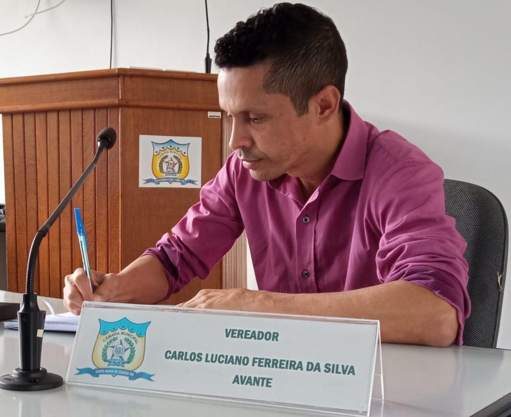 Vereador Carlos Luciano Ferreira da Silva (AVANTE)