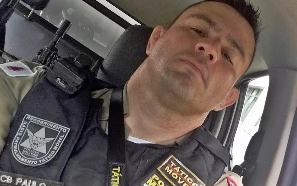 Morre policial militar atingido por carro a caminho do trabalho em MG — Foto: Redes sociais