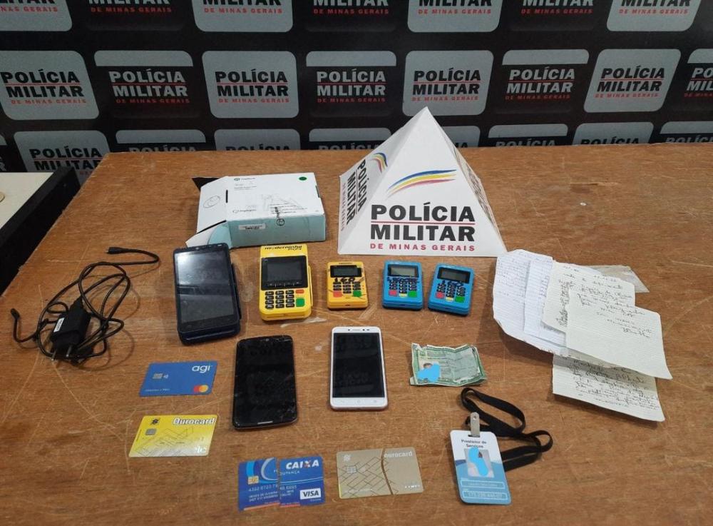 Materiais apreendidos pela PM — Foto: Polícia Militar/Divulgação