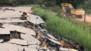 Afundamento de pista foi causado por fortes temporais