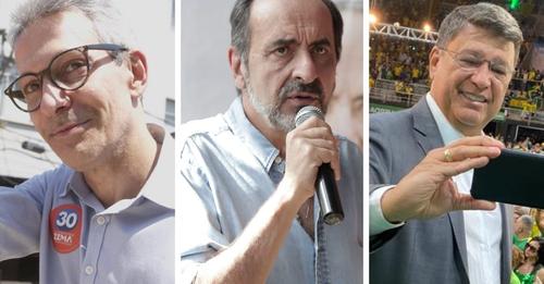 Zema lidera corrida pelo Governo de Minas, mas diferença para Kalil caiu 8 pontos