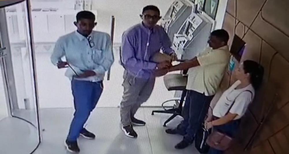 Imagem da camera de segurança