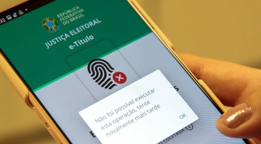 Alguns eleitores estão tendo problemas com o aplicativo e-Título