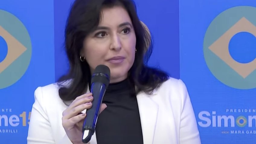 Terceira colocada nas eleições, Tebet oficializou apoio a Lula neste segundo turno