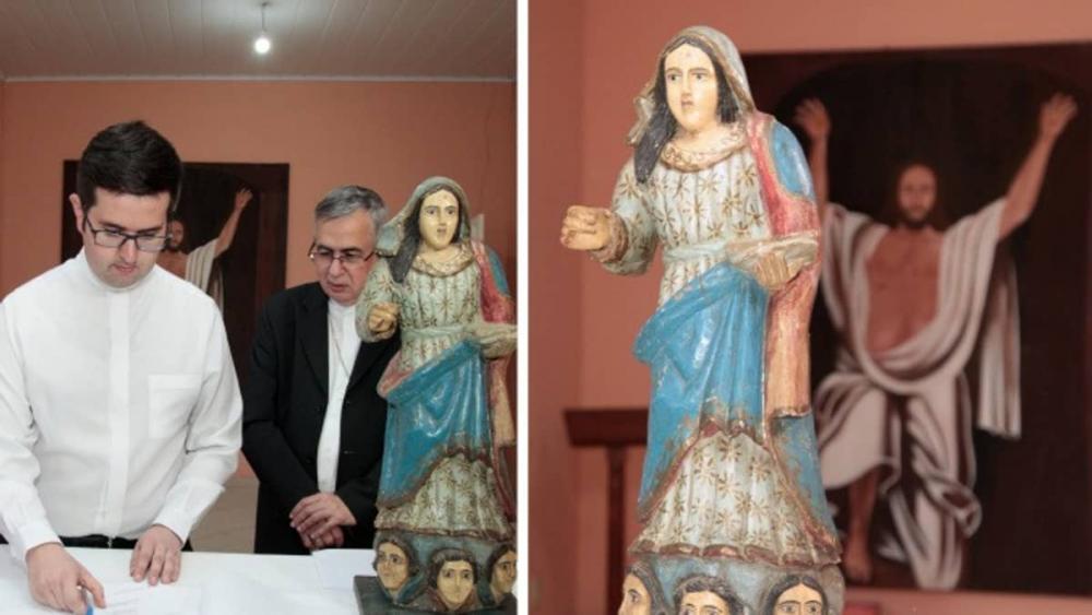 A imagem da santa já havia sido roubada outra vez em 1980