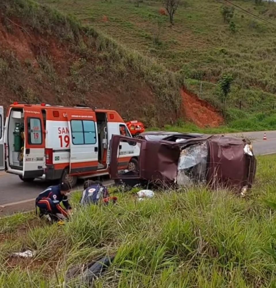 A vítima foi socorrido por uma equipe do Samu
