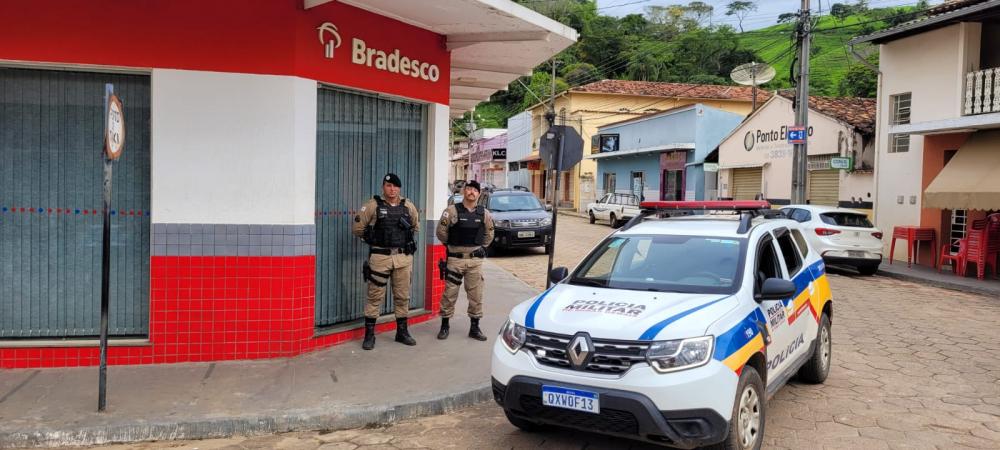 Policia Militar no centro de Santa Maria