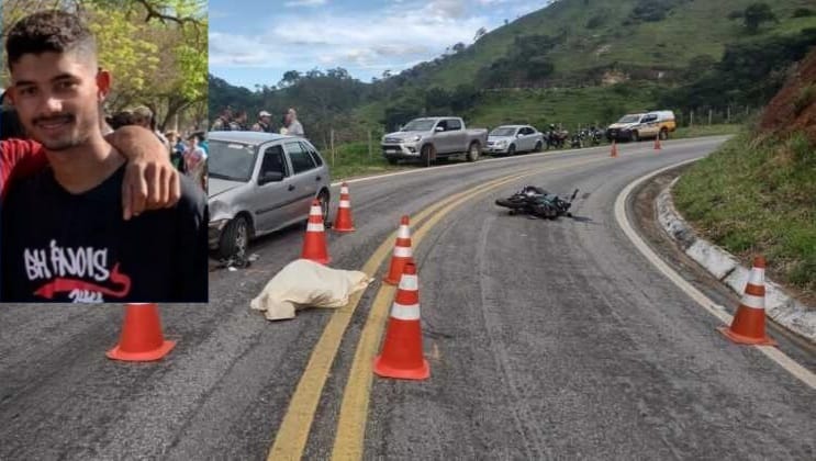 Guilherme Dos Prazeres Ferreira, de 19 anos, morreu instantaneamente no local.