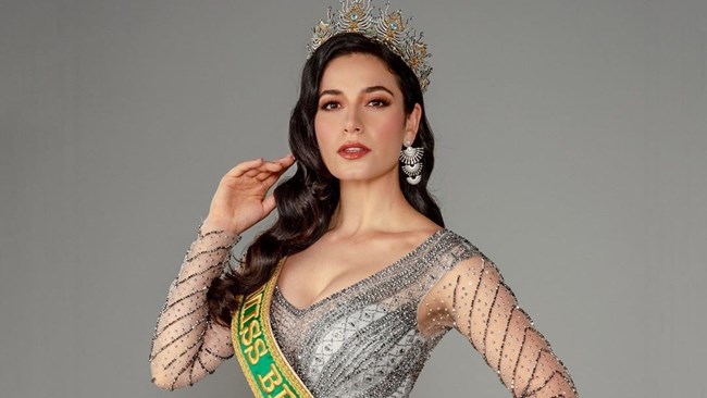 A Miss Brasil 2020 Julia Gama embarcou para Cancún no sábado, 17