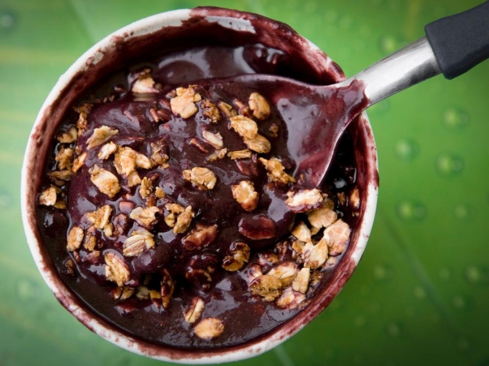 Chumbinho foi encontrado no açaí — Foto: IMAGEM ILUSTRATIVA