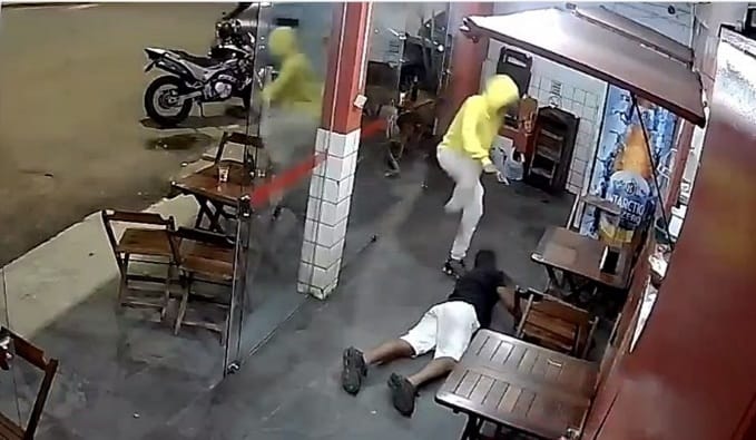 Circuito de segurança registrou imagens do crime