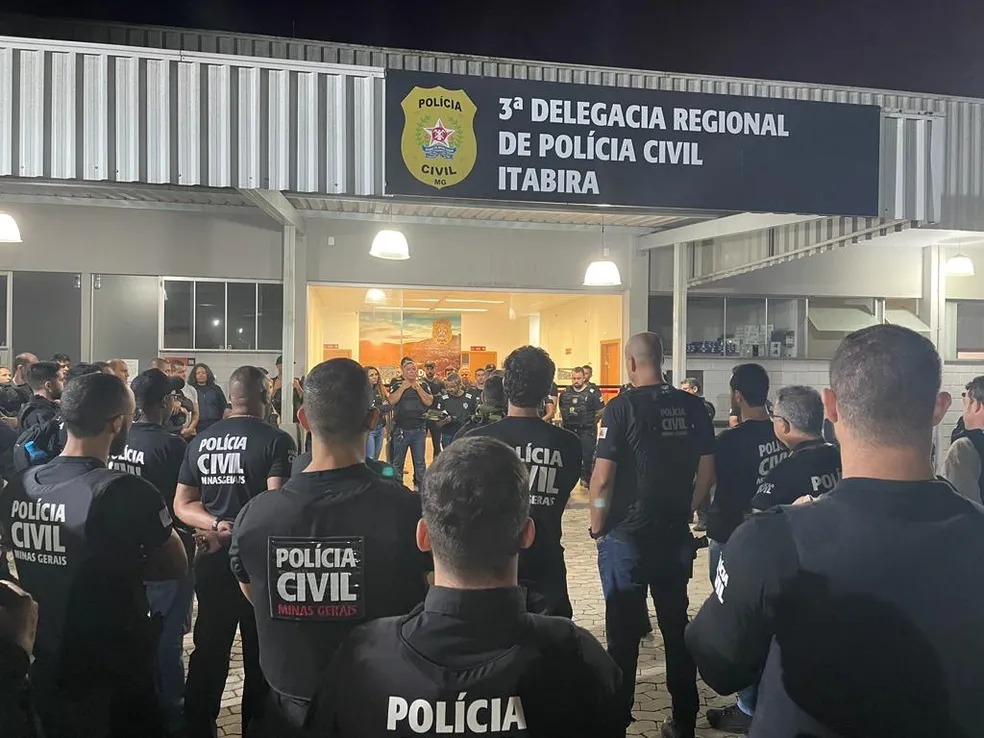 Operação Ares combate uma quadrilha que atuava em tráfico de drogas e crimes contra a vida em Itabira, Região Central de MG — Foto: PCMG/Divulgação