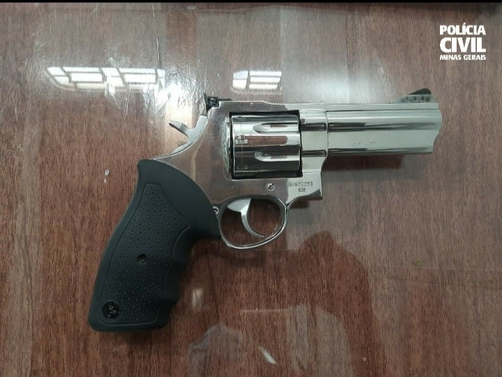 Arma Utilizada no Crme(Foto divulgação PCMG)