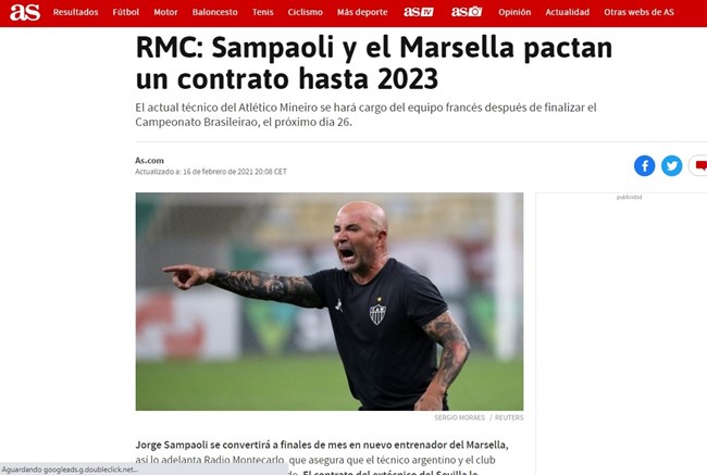 A notícia dá conta de que o contrato será até 2023