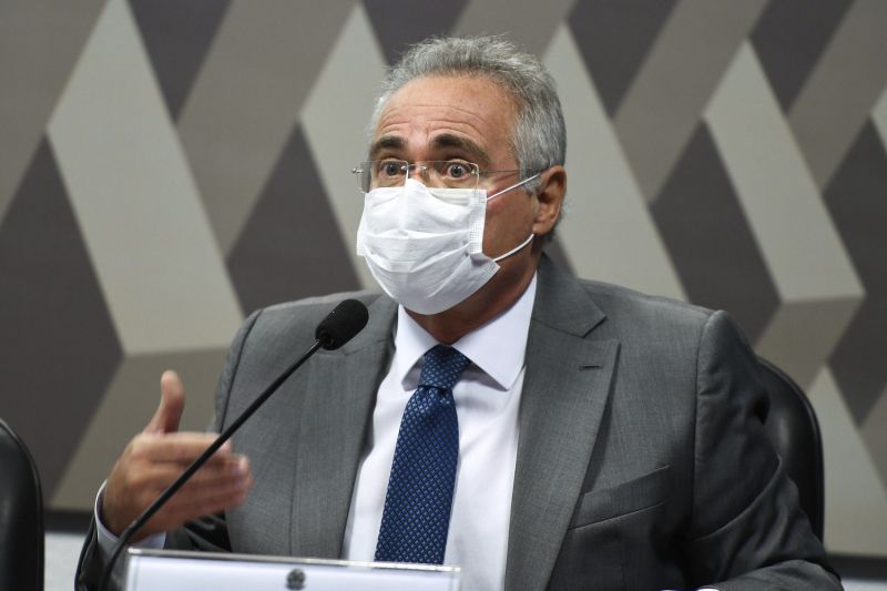 Senador Renan Calheiros (MDB-AL) é o relator da CPI da Covid - (Foto: Edilson Rodrigues/Agência Senado - 29.04.2021)