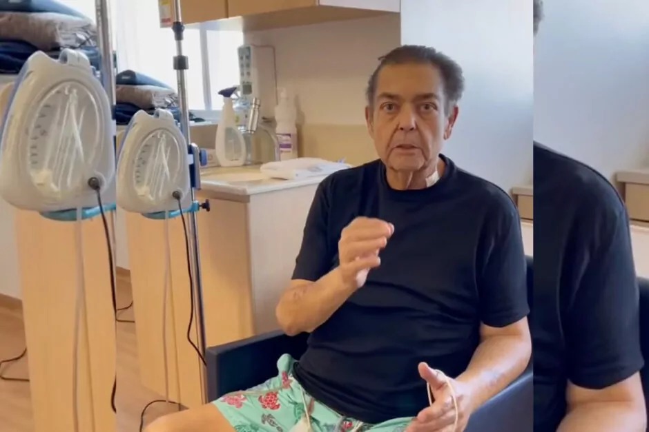 Apresentador explicou que está bem e não sente nenhuma dor