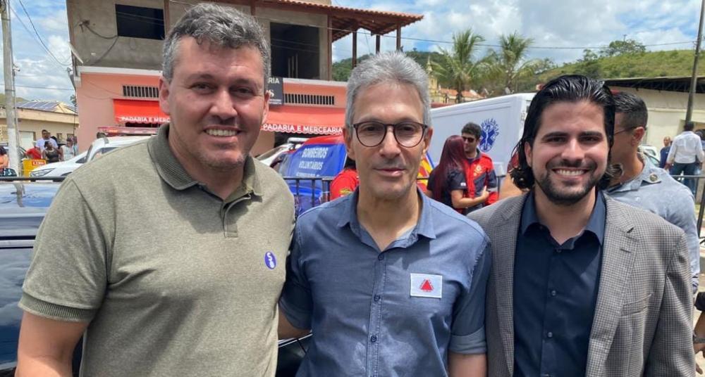 Vereador Jair Lage (CIDADANIA), Governador Romeu Zema (NOVO), Deputado Estadual, Zé Laviola (NOVO)