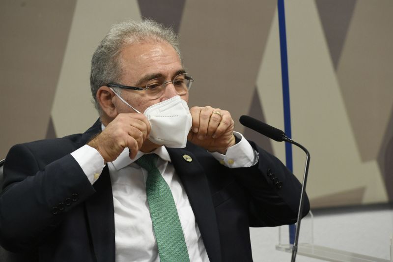 O ministro da Saúde, Marcelo Queiroga - (Foto: Edilson Rodrigues/Agência Senado 06.05.2021)