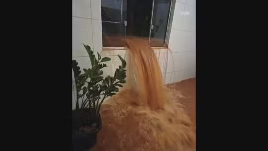 Chuva em Conceição do Mato Dentro, Região Central de Minas Gerais