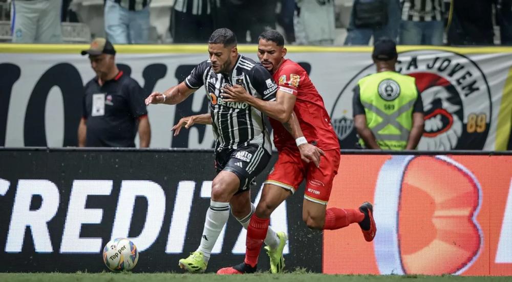 Atlético-MG e Tombense em campo pelo Campeonato Mineiro Pedro Souza / Atlético-MG