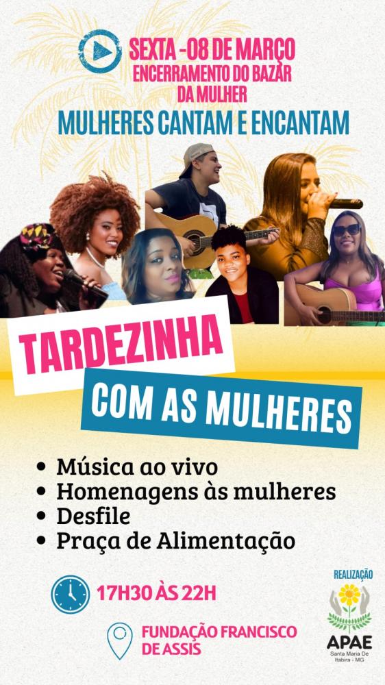 Bazar solidario,em homenagem ao mês das mulheres