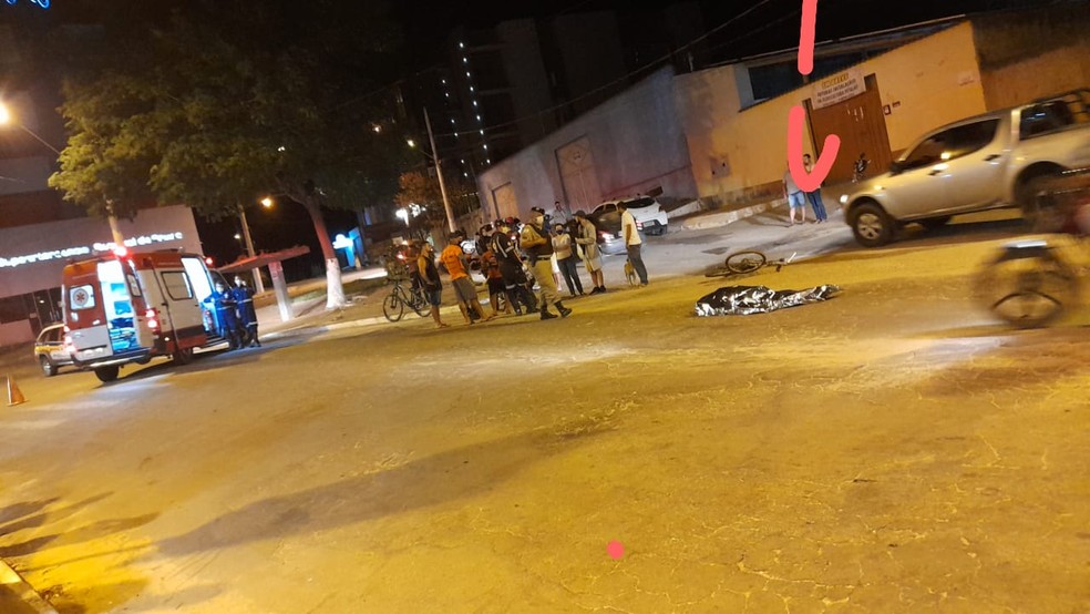 Ciclista morreu em acidente no bairro Marajoara — Foto: Redes Sociais