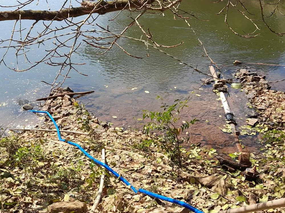 Local onde onde é captada a água para o abastecimento de Santa Maria do Itabira