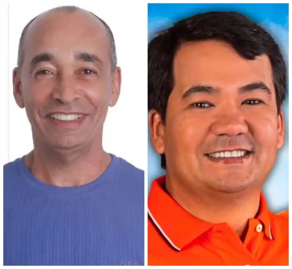 Montagem de fotos com Zula (Republicanos) e Carlinhos (SD) — Foto: Redes sociais