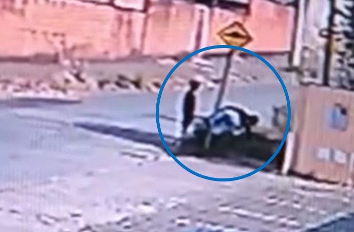 O investigado relatou na Delegacia de Polícia que resolveu queimar uma linha de pipa que estava em sua mão