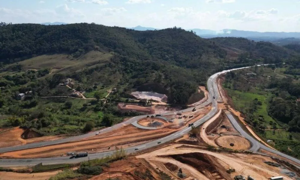 Imagem das obras divulgada pela Prefeitura de São Gonçalo do Rio Abaixo em 14 de setembro de 2023