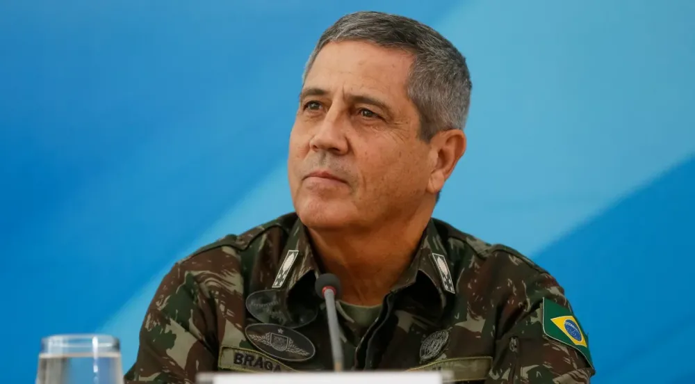 walter braga netto O ex-ministro da Casa Civil e candidato a vice de Bolsonaro em 2022, general Walter Braga Netto.