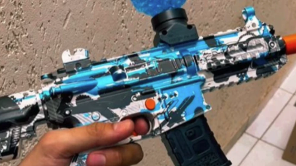 Arma de gel Imagem ilustrativa de arma de gel Reprodução | Redes Sociais