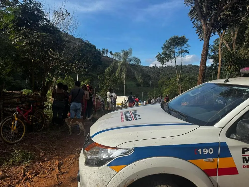  PM foi acionada por testemunhas que presenciaram a discussão familiar Foto: PMMG / Divulgação 