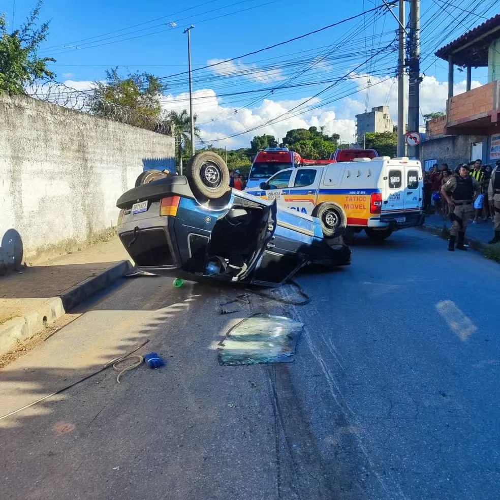 Mãe e filho morrem atropelados por carro desgovernado em Santa Luzia, na Grande BH