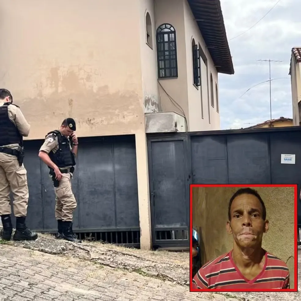 Assassinato foi no quintal de uma casa, no bairro Morada do Vale — Foto: Reprodução