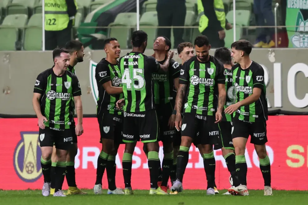 América-MG venceu o Avaí, em Belo Horizonte, na Série B • GILSON LOBO/AGIF - AGÊNCIA DE FOTOGRAFIA/AGIF - AGÊNCIA DE FOTOGRAFIA/ESTADÃO CONTEÚDO