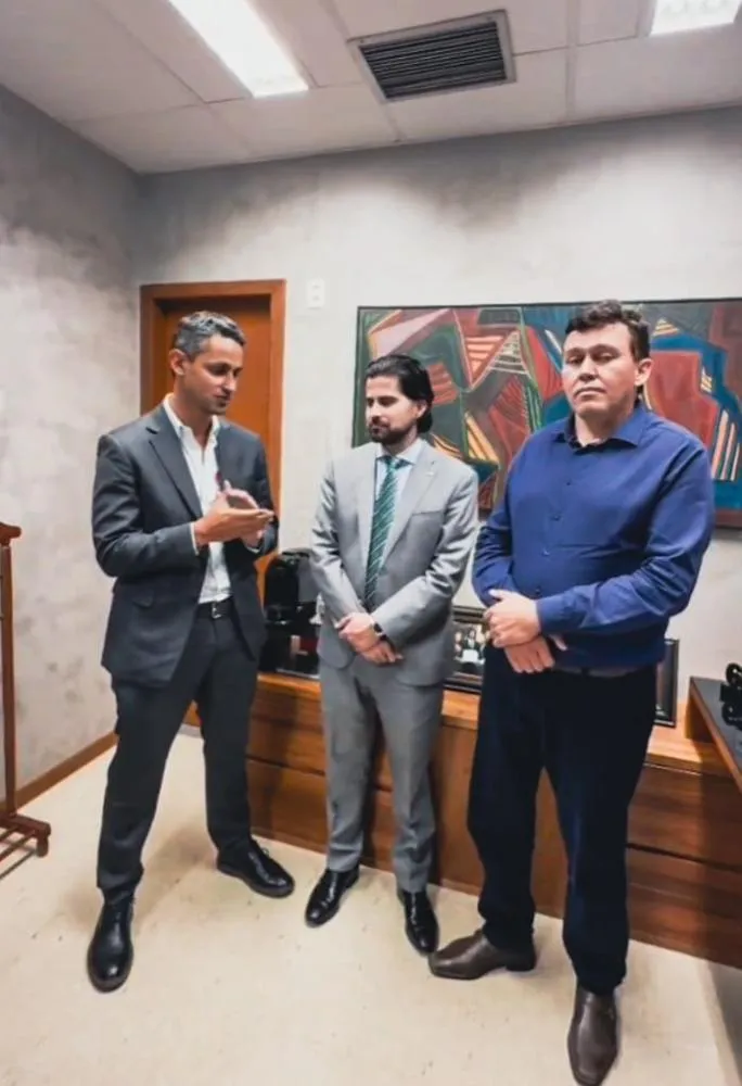  Diretor-geral do DR, deputado estadual Zé Laviola e vereador Jair da Saúde