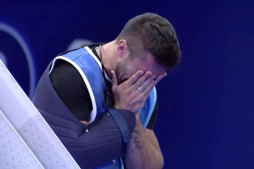 Arthur se emociona ao vencer a prova do Anjo Foto: Gshow/Divulgação