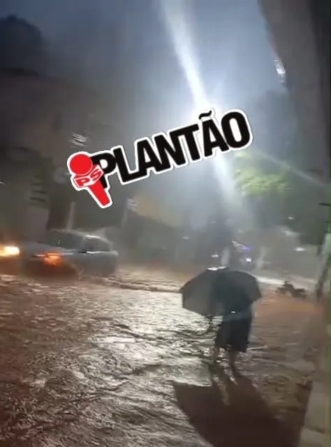 Rua José da Silva Braga toda alagada