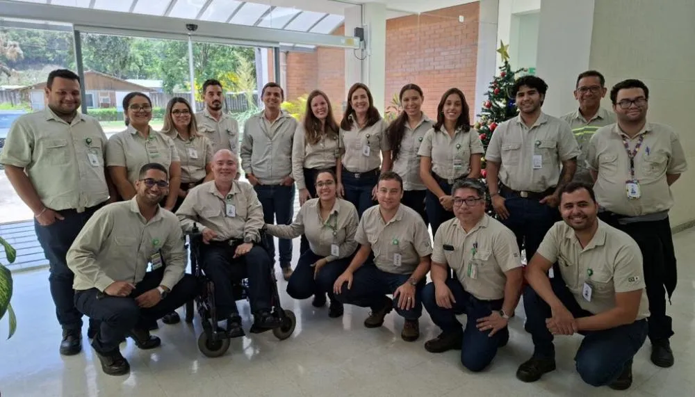 Participantes da edição 2025 do Programa de Capacitação: iniciativa oferece formação técnica gratuita e oportunidade de estágio na CENIBRA.