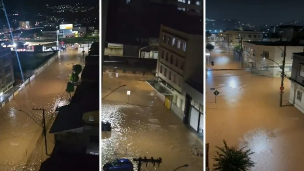 Temporal causa tragédia em Juiz de Fora-MG