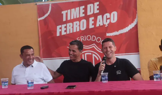 Paulo Roberto Chamon, o ‘Paulinho Guará” como novo treinador da equipe e Mauro Fernandes, como diretor e coordenador técnico