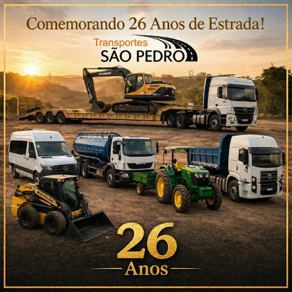 Transportes São Pedro completa 26 anos