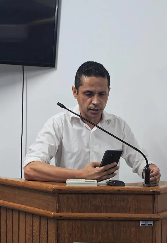 vereador Luciano Silva utilizou a tribuna