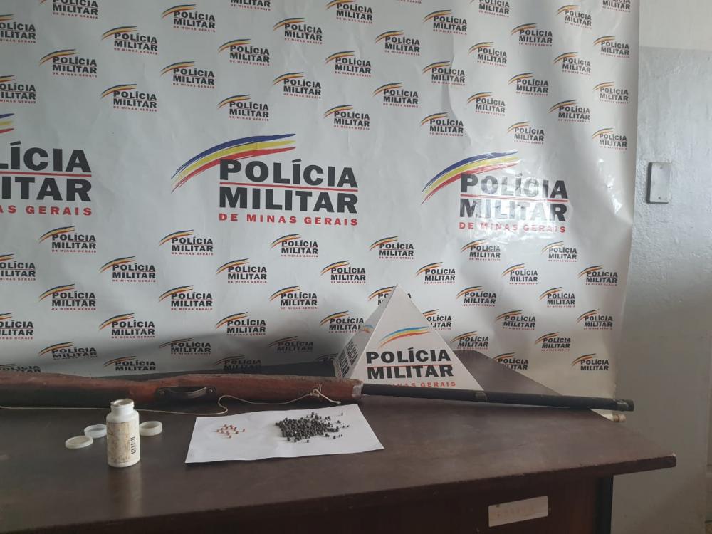 Após ameaçar irmão homem é preso por posse ilegal de arma de fogo em Santa Bárbara