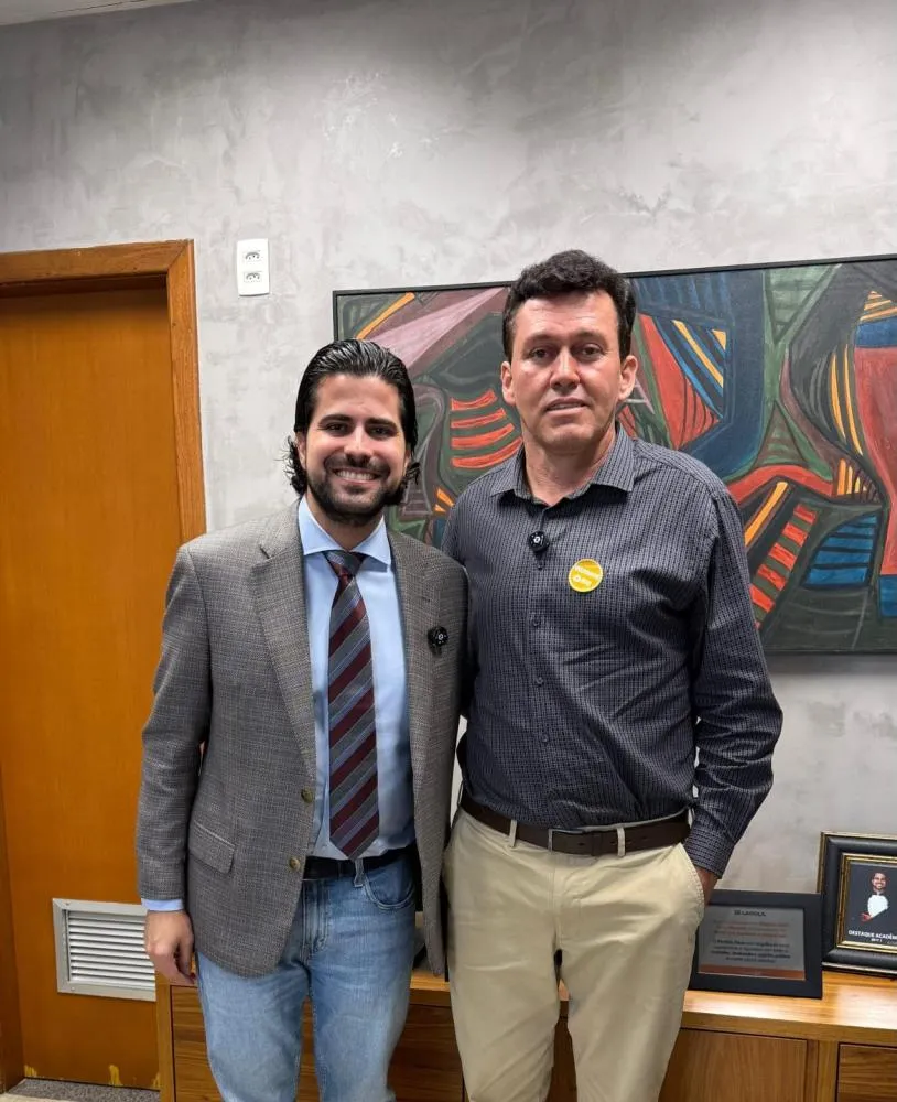 Deputado Zé Laviola e vereador Jair da Saúde